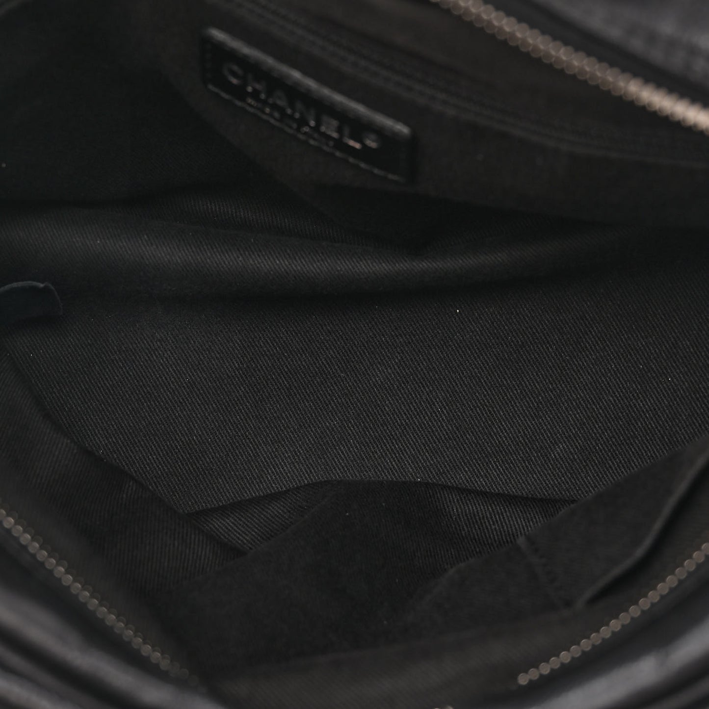Calfskin Small Diamond Stitch Tote Black