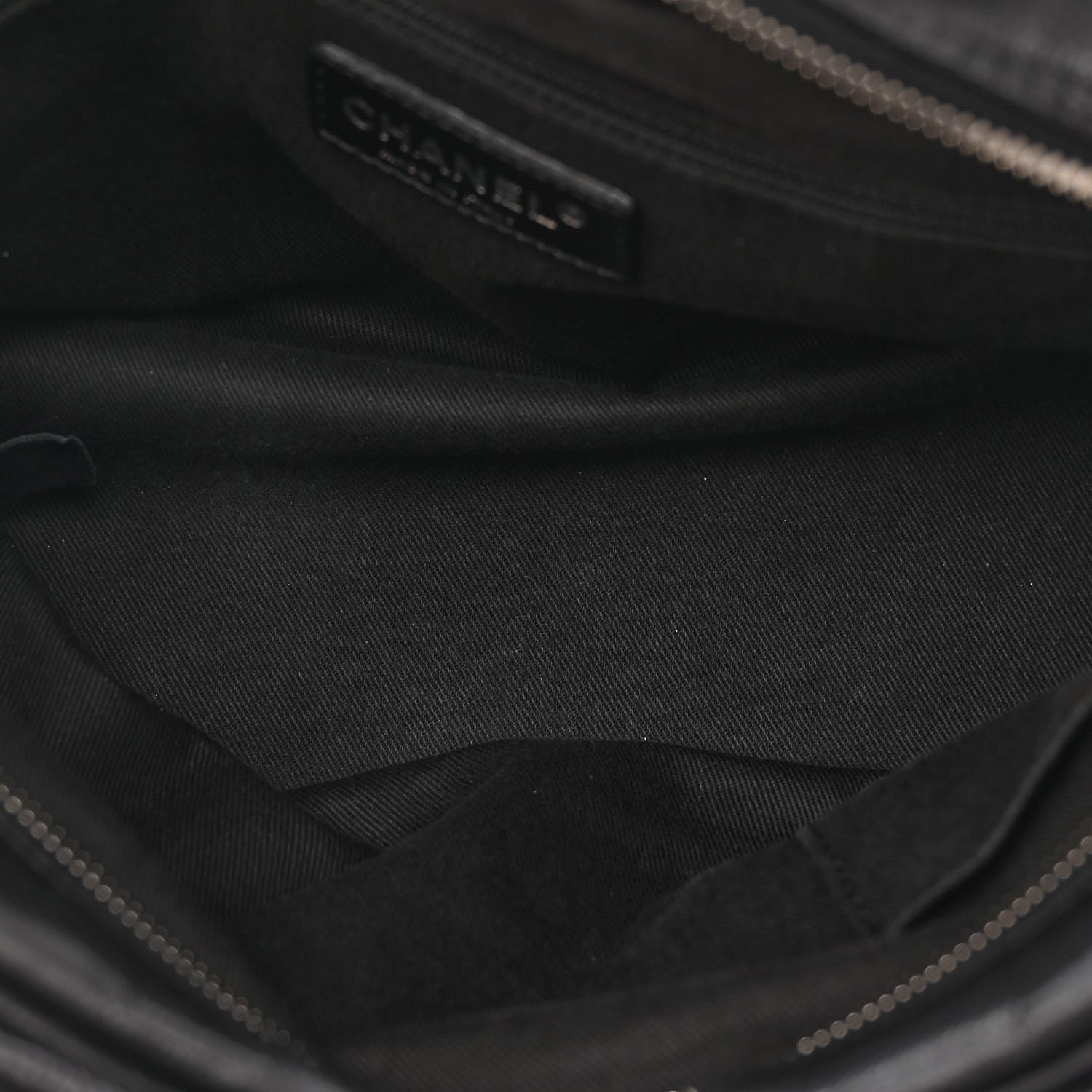 Chanel Calfskin Small Diamond Stitch Tote Black 6 of 12