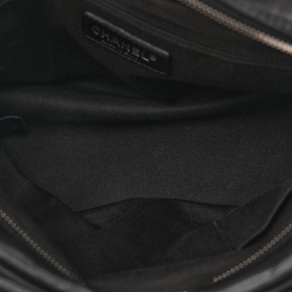 Chanel Calfskin Small Diamond Stitch Tote Black 6 of 12