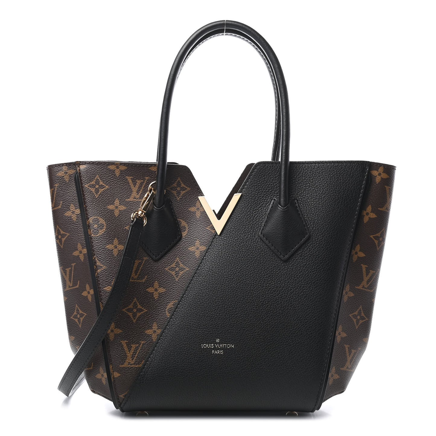 Calfskin Monogram Kimono Tote PM Black