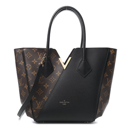 Louis Vuitton Calfskin Monogram Kimono Tote PM Black 1 of 8