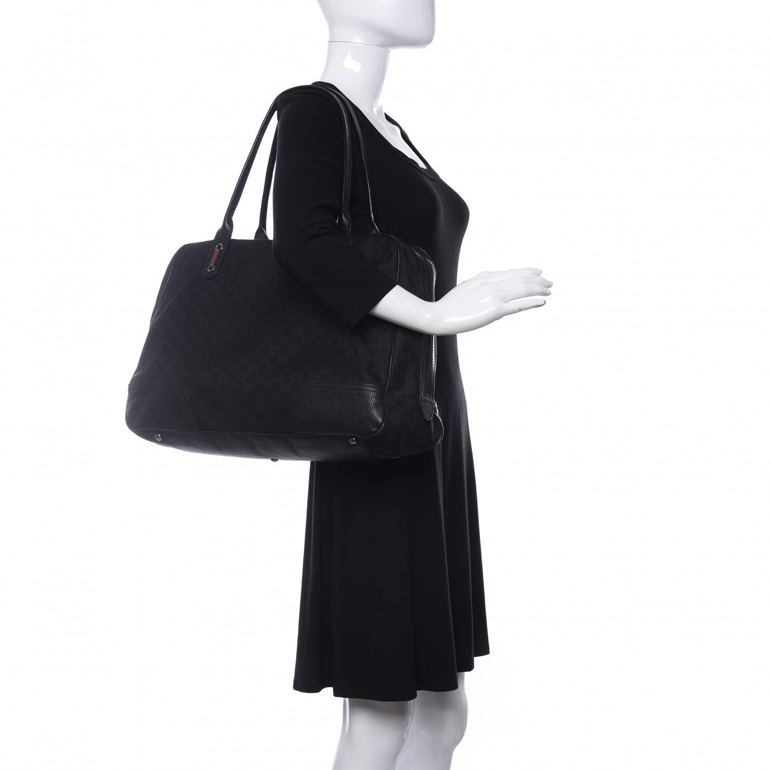 Gucci Monogram Large Princy Duffle Bag Black 3 of 16