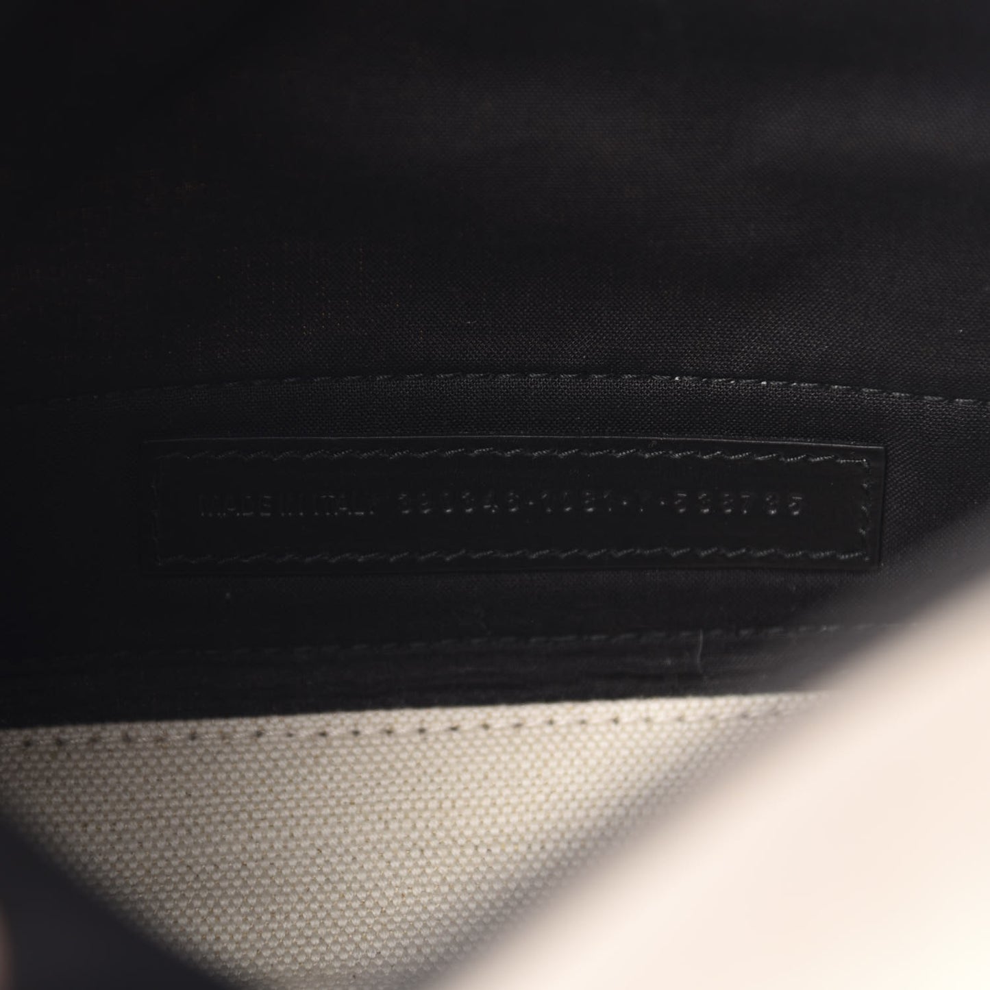 Cotton Canvas Calfskin Navy Cabas XS Natural Black