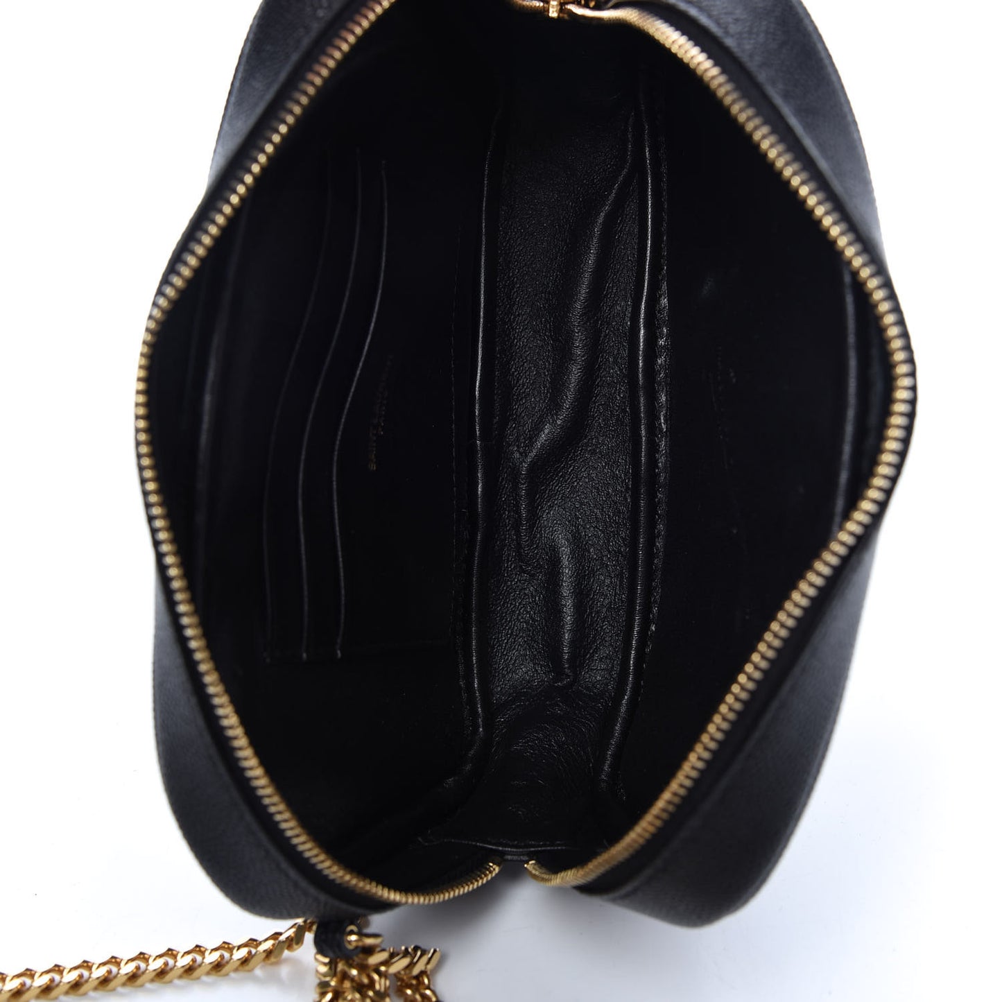 Grain De Poudre Matelasse Monogram Mini Lou Camera Bag Black
