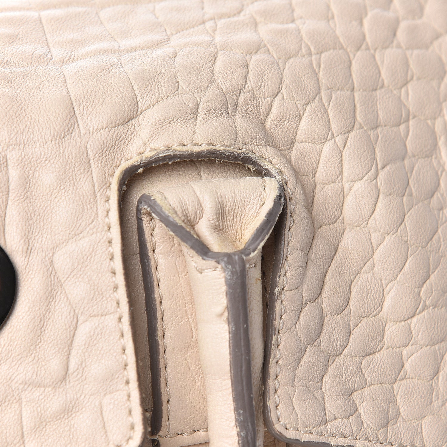 Mulberry Calfskin Crocodile Embossed Bayswater Snowball White 11 of 21