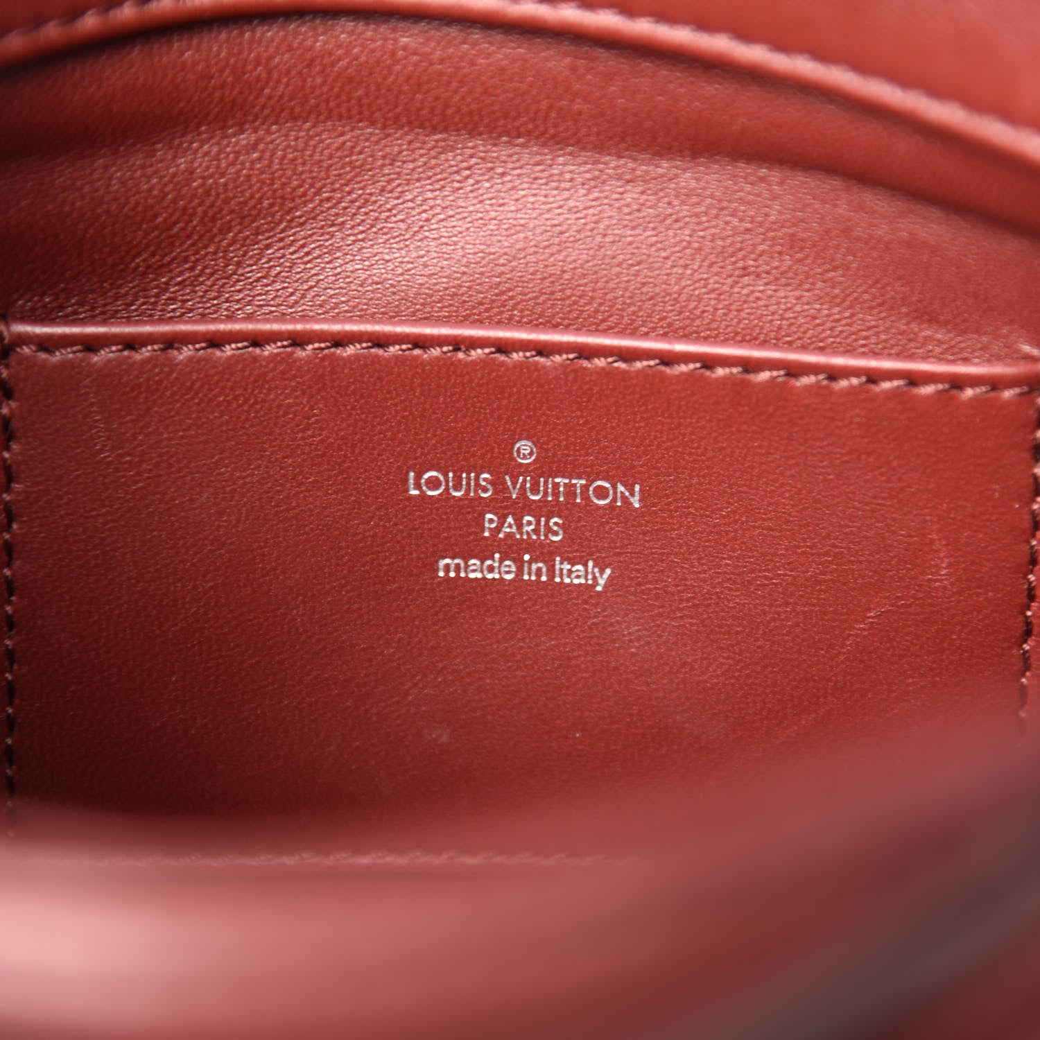 Louis Vuitton Lambskin Malletage GO-14 PM Bordeaux 9 of 12