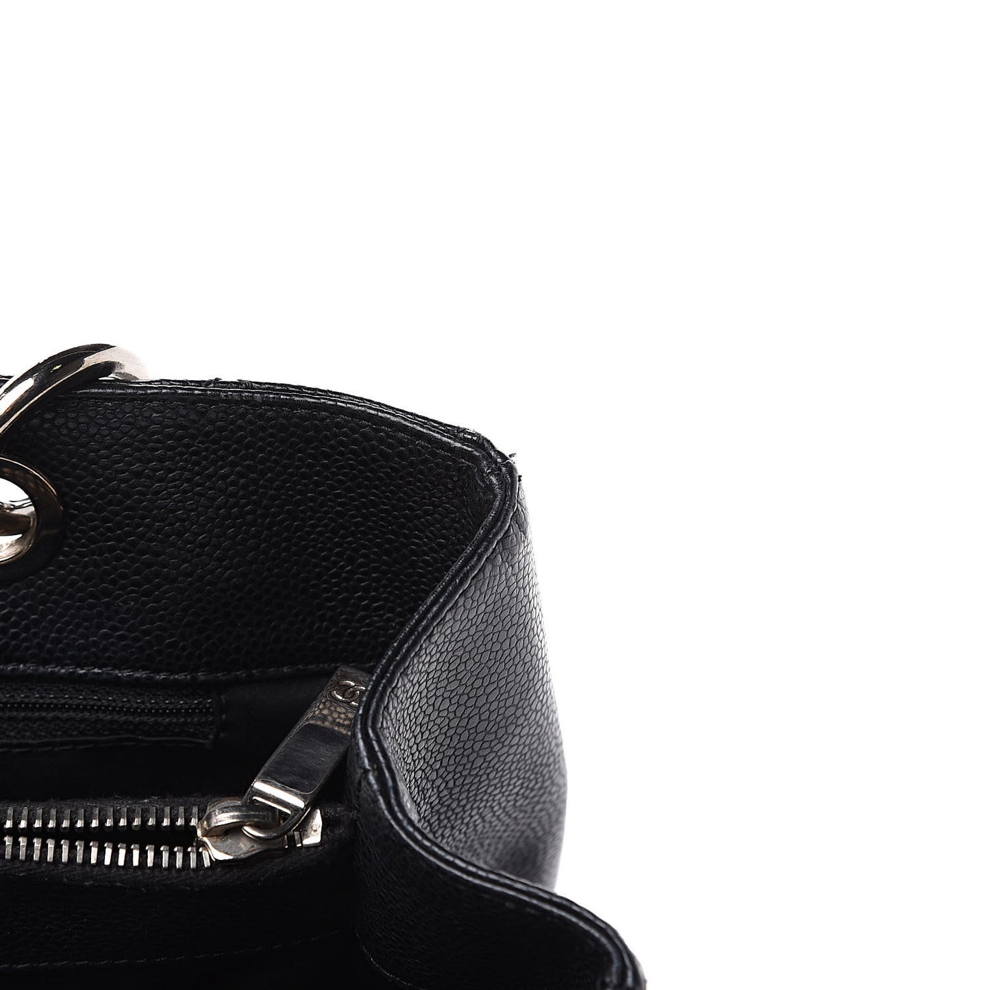 Caviar Quilted Grand Shopping Tote GST Black