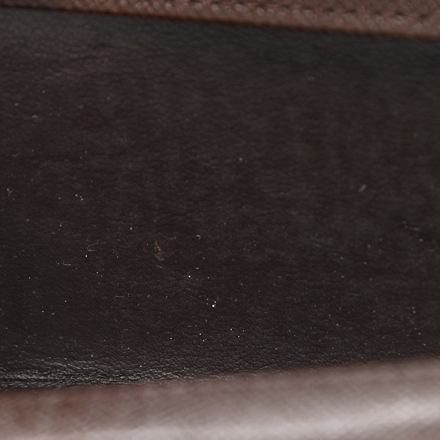 Damier Ebene Porte-Monnaie Plat Coin Purse Brown