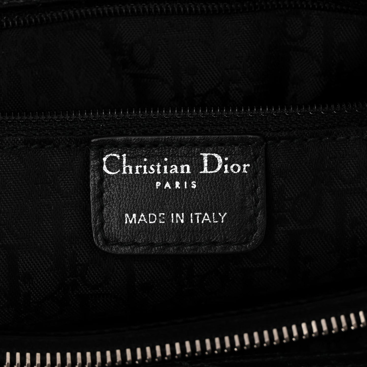 Lambskin Cannage Medium Dior Soft Shopping Tote Black