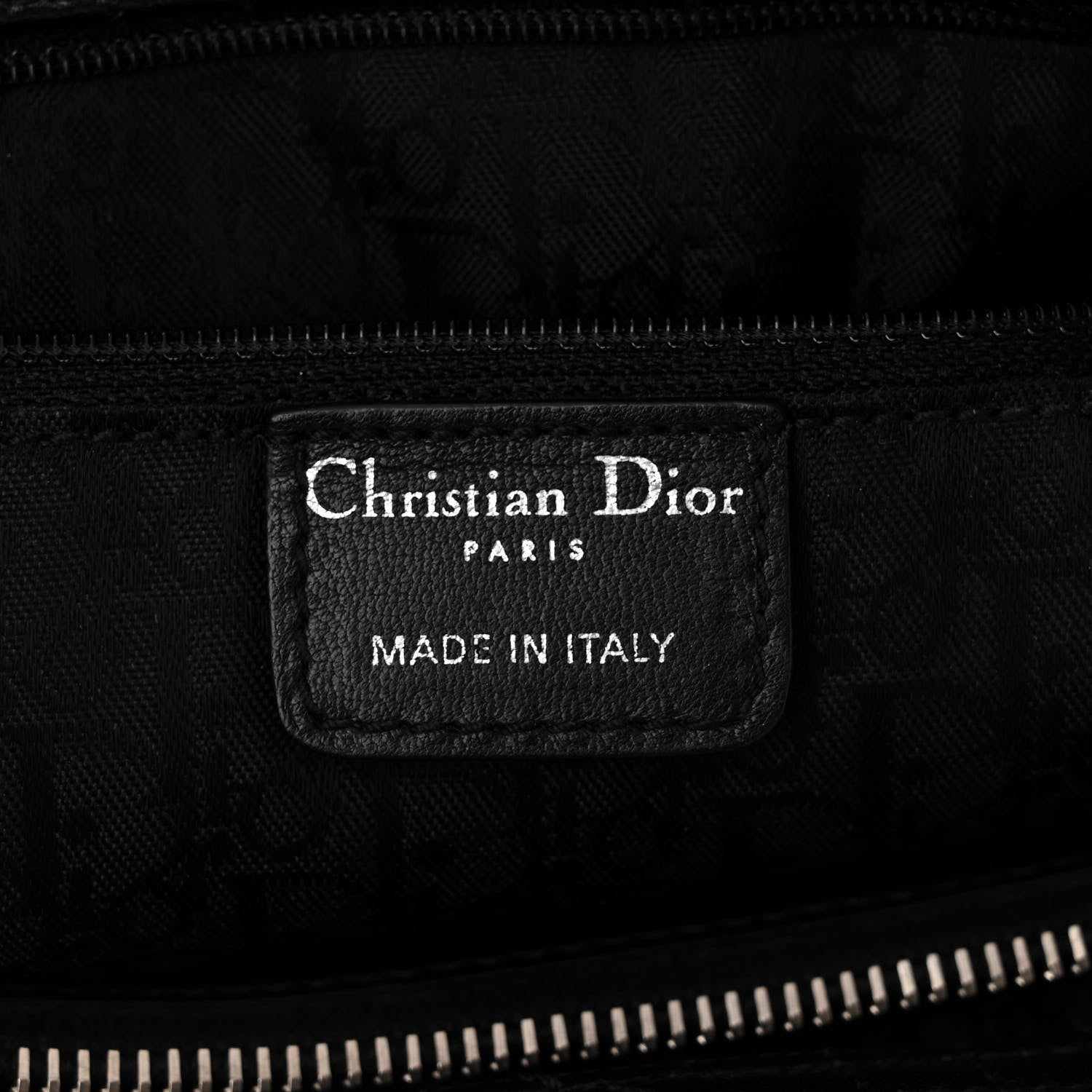 Christian Dior Lambskin Cannage Medium Dior Soft Shopping Tote Black 7 of 11