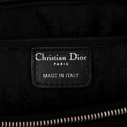 Christian Dior Lambskin Cannage Medium Dior Soft Shopping Tote Black 7 of 11
