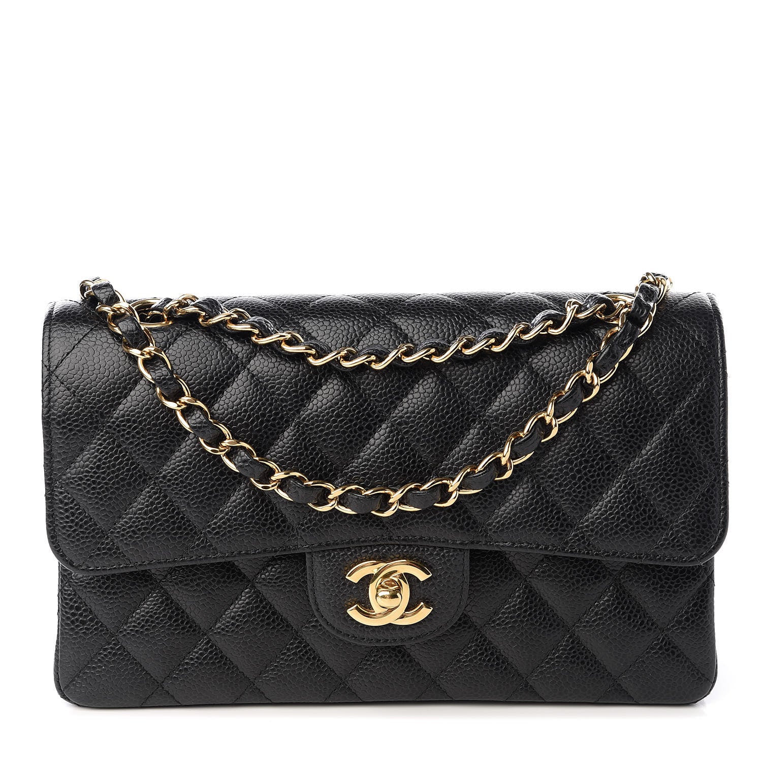 Chanel Caviar Quilted Small Double Flap Black 1 of 10