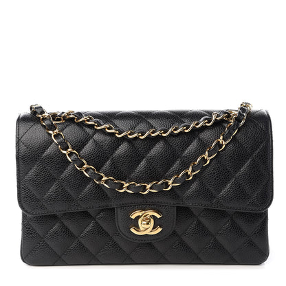 Chanel Caviar Quilted Small Double Flap Black 1 of 10