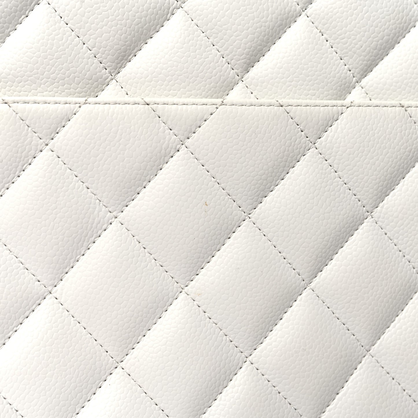 Caviar Quilted Medallion Tote White