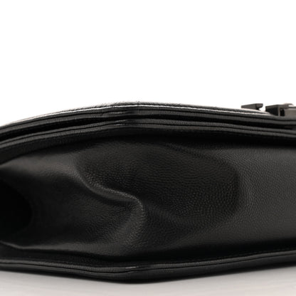Chanel Caviar Quilted Medium Boy Flap So Black 9 of 13