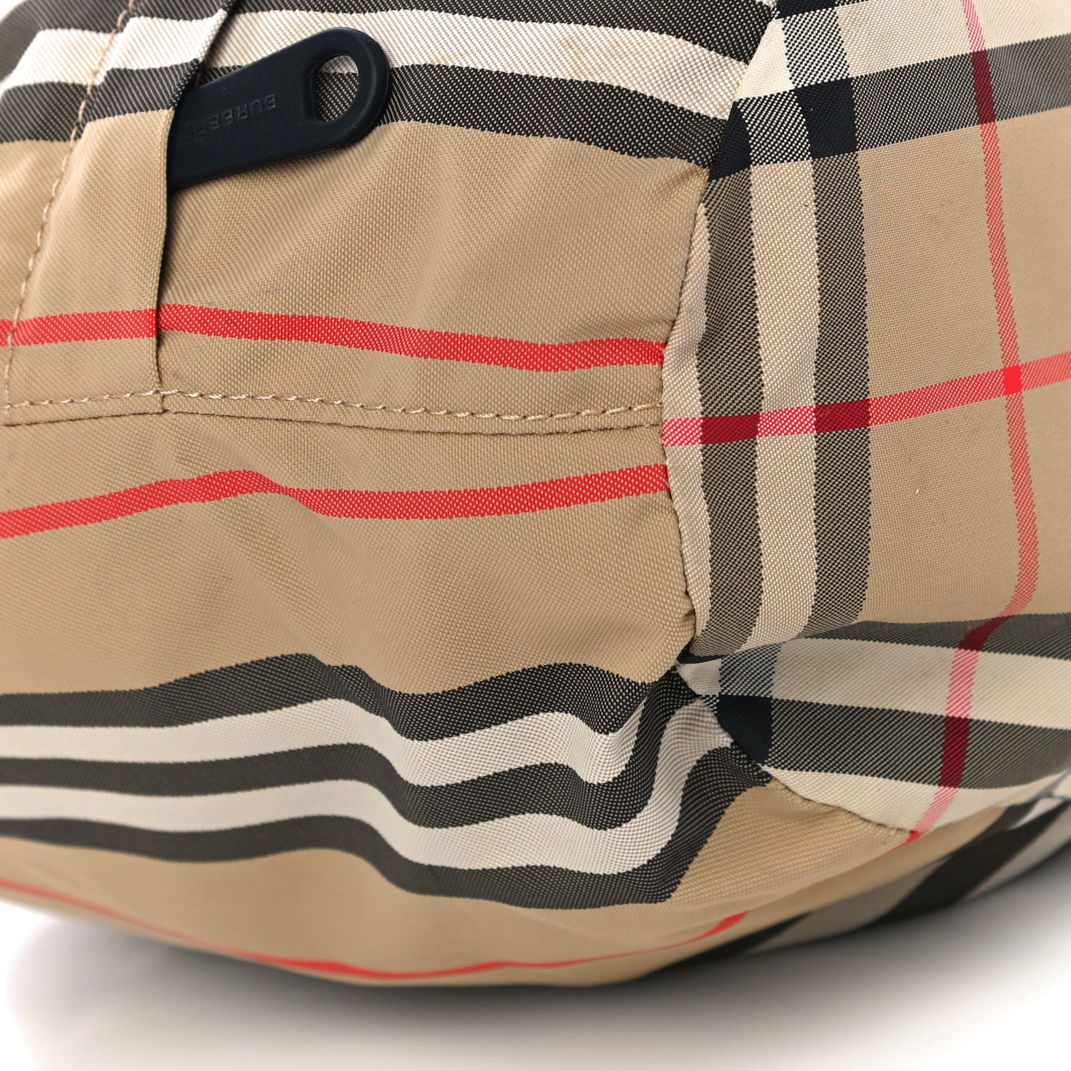 Burberry Econyl Icon Stripe Phoebe Drawcord Pouch Archive Beige 8 of 9