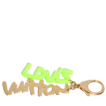 Louis Vuitton Graffiti Bag Charm Green 1 of 3