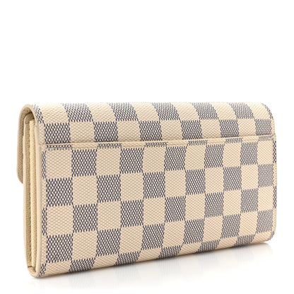 Louis Vuitton Damier Azur Sarah Wallet NM 3 of 14
