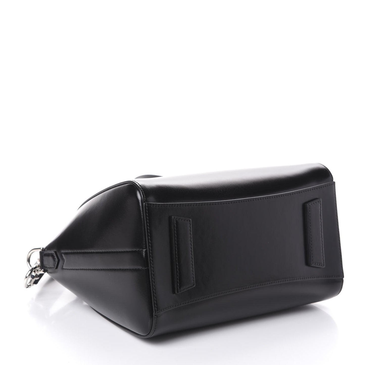 Shiny Lord Calfskin Small Antigona Black