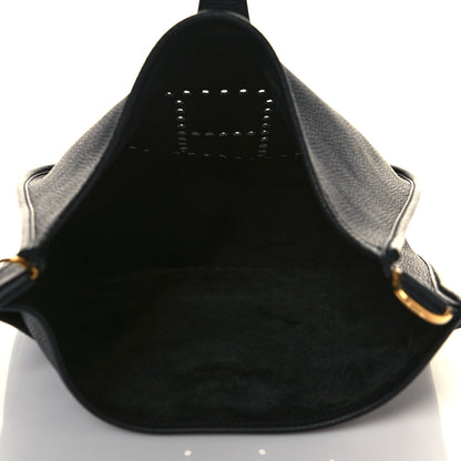 Hermes Taurillon Clemence Evelyne III GM Black 5 of 12