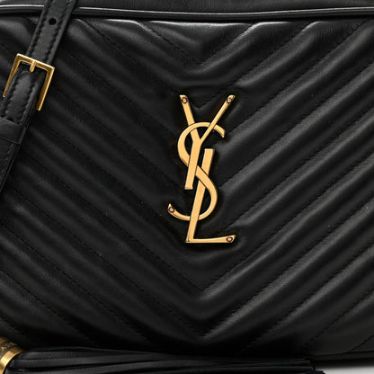 Saint Laurent Calfskin Matelasse Monogram Lou Camera Bag Black 15 of 21