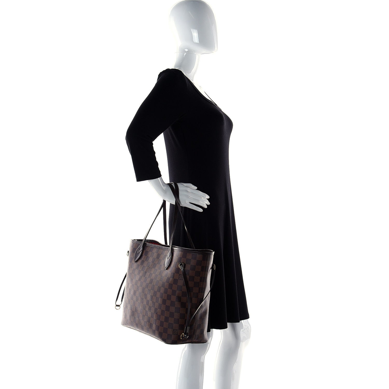 Louis Vuitton Damier Ebene Neo Neverfull MM 6 of 20