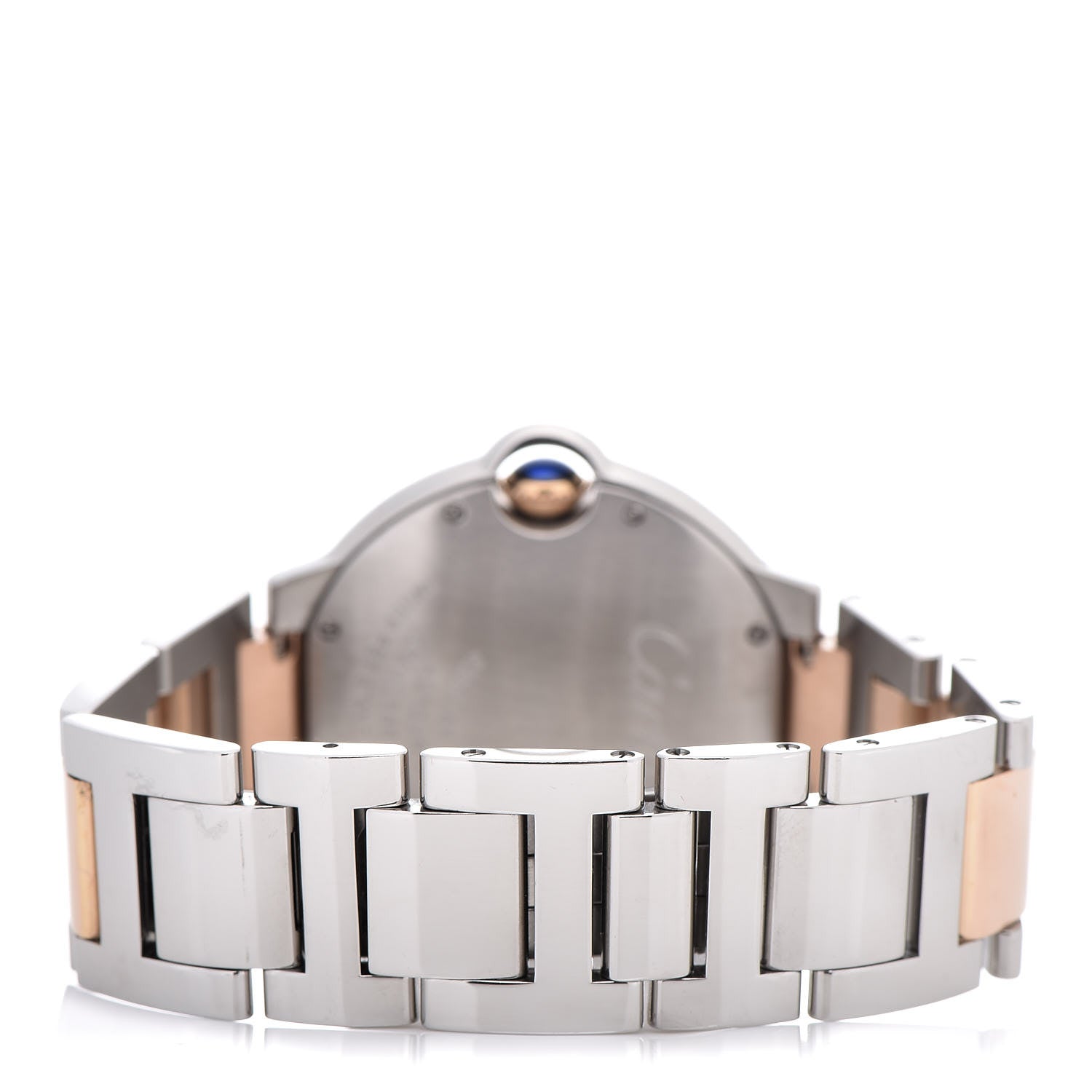 Cartier Stainless Steel 18K Pink Gold Diamond 36mm Ballon Bleu De Automatic Watch 4 of 7