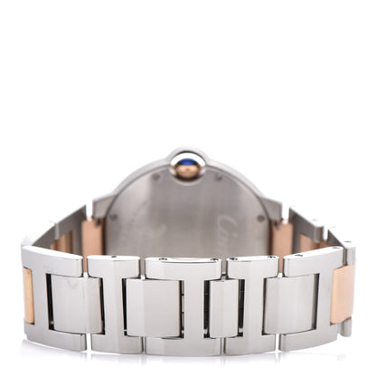 Cartier Stainless Steel 18K Pink Gold Diamond 36mm Ballon Bleu De Automatic Watch 4 of 7