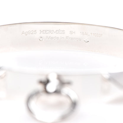Hermes Sterling Silver PM Collier De Chien Bracelet SH 4 of 5