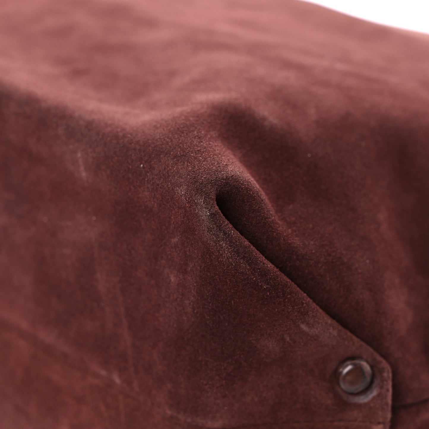 Crocodile Suede Tote Brown