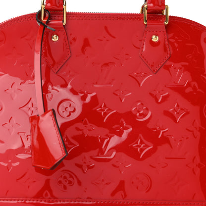 Louis Vuitton Vernis Alma PM Pomme D'Amour 7 of 9