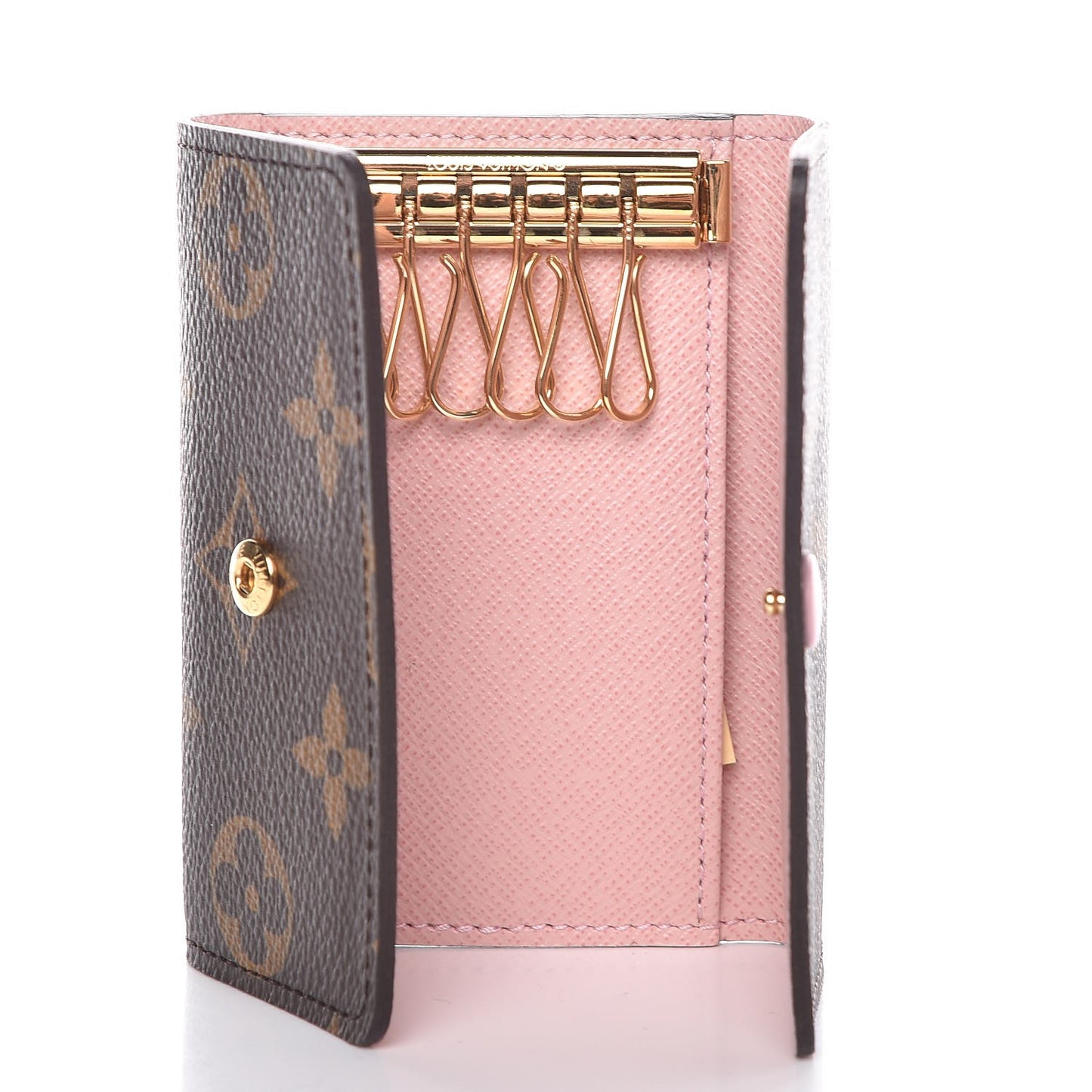 Monogram Multicles 6 Key Holder Rose Ballerine