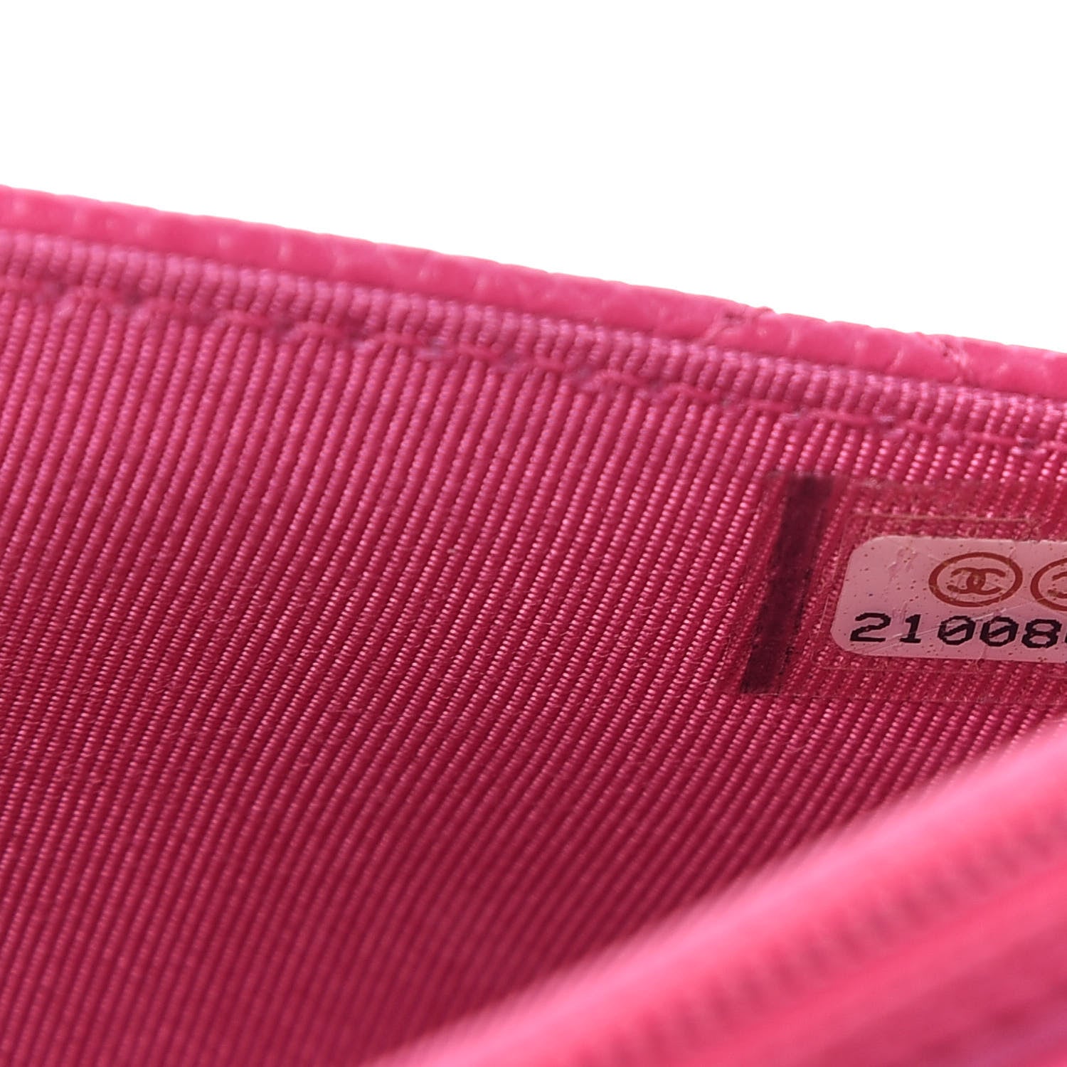 Chanel Caviar Quilted Wallet on Chain WOC Pink 10 of 11