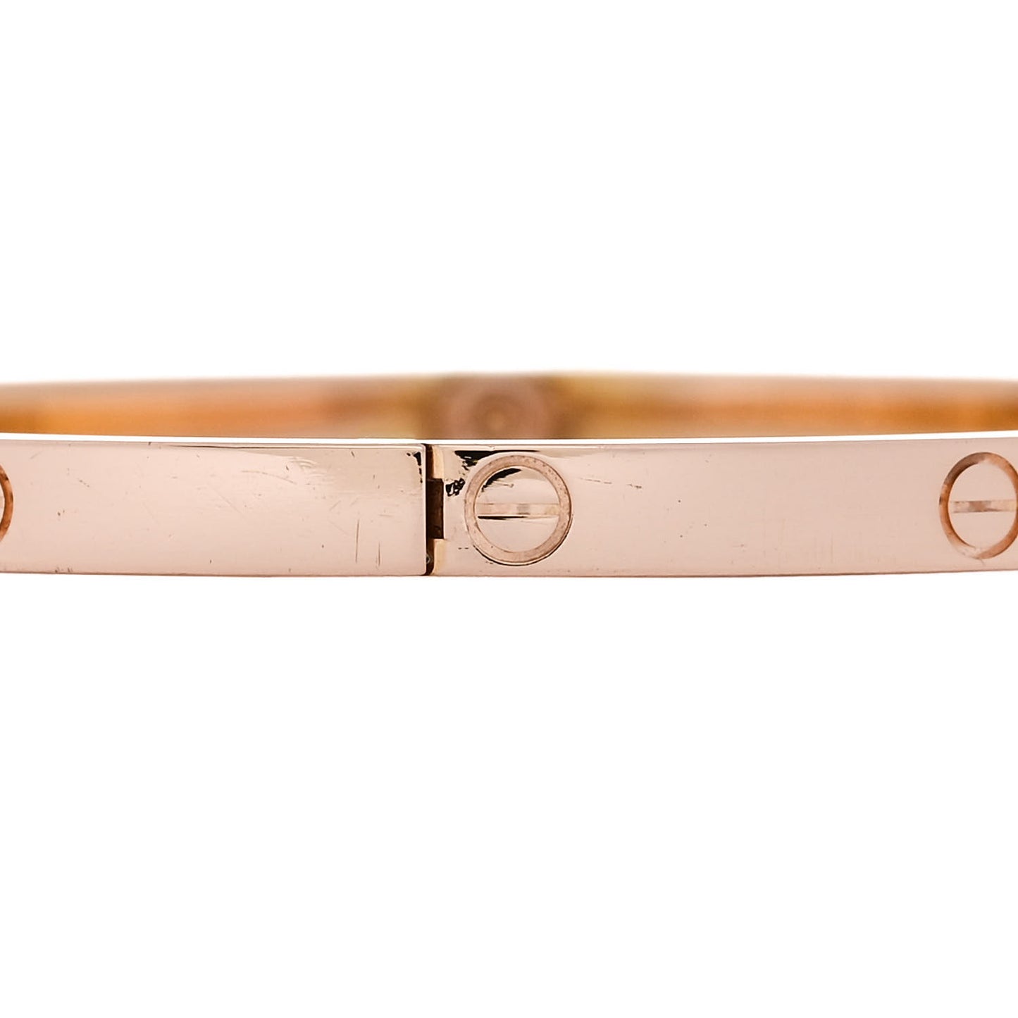 18K Pink Gold Small LOVE Bracelet 17
