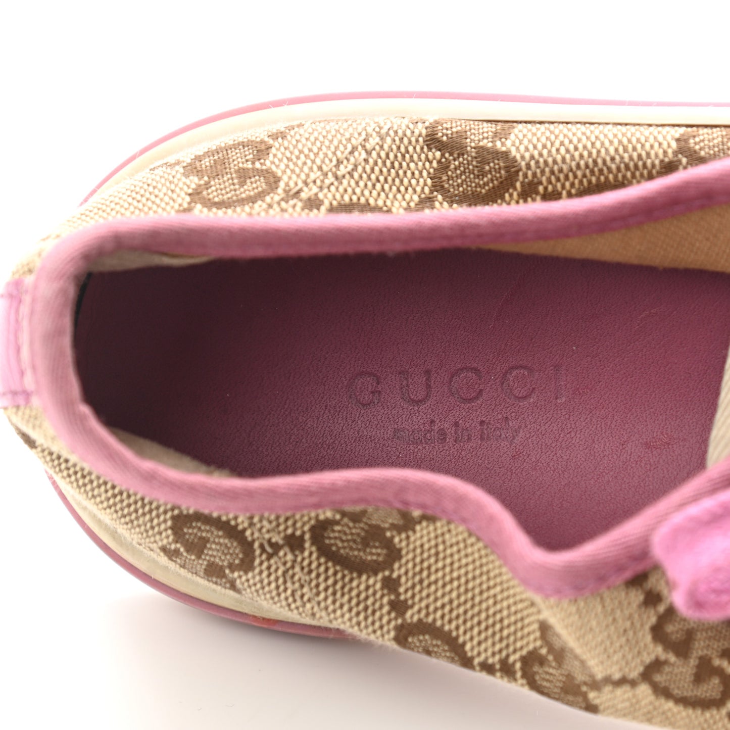 Monogram Womens Sneakers 37 Pink