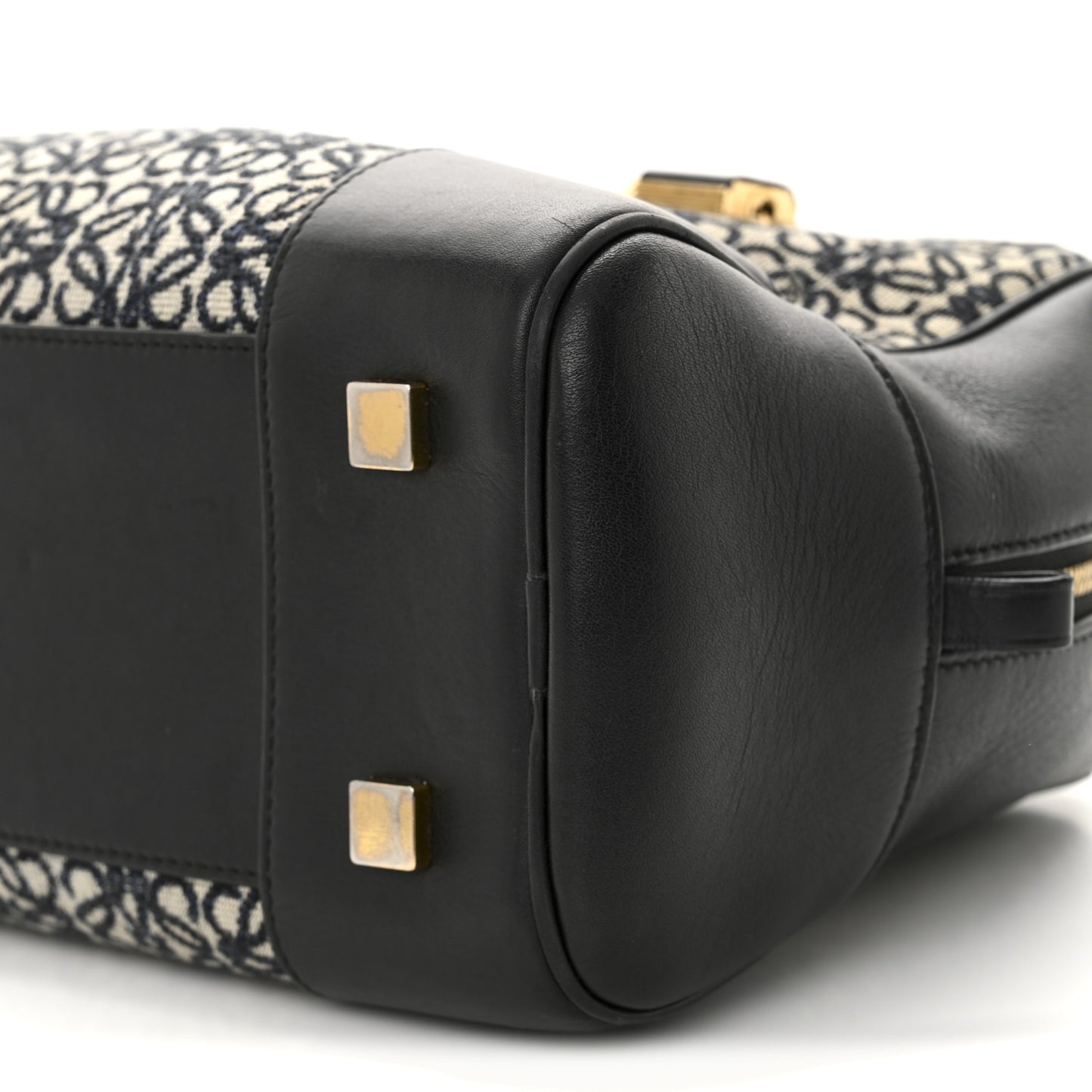 Jacquard Anagram Calfskin Amazona 28 Black Navy