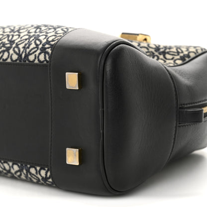 Loewe Jacquard Anagram Calfskin Amazona 28 Black Navy 9 of 12
