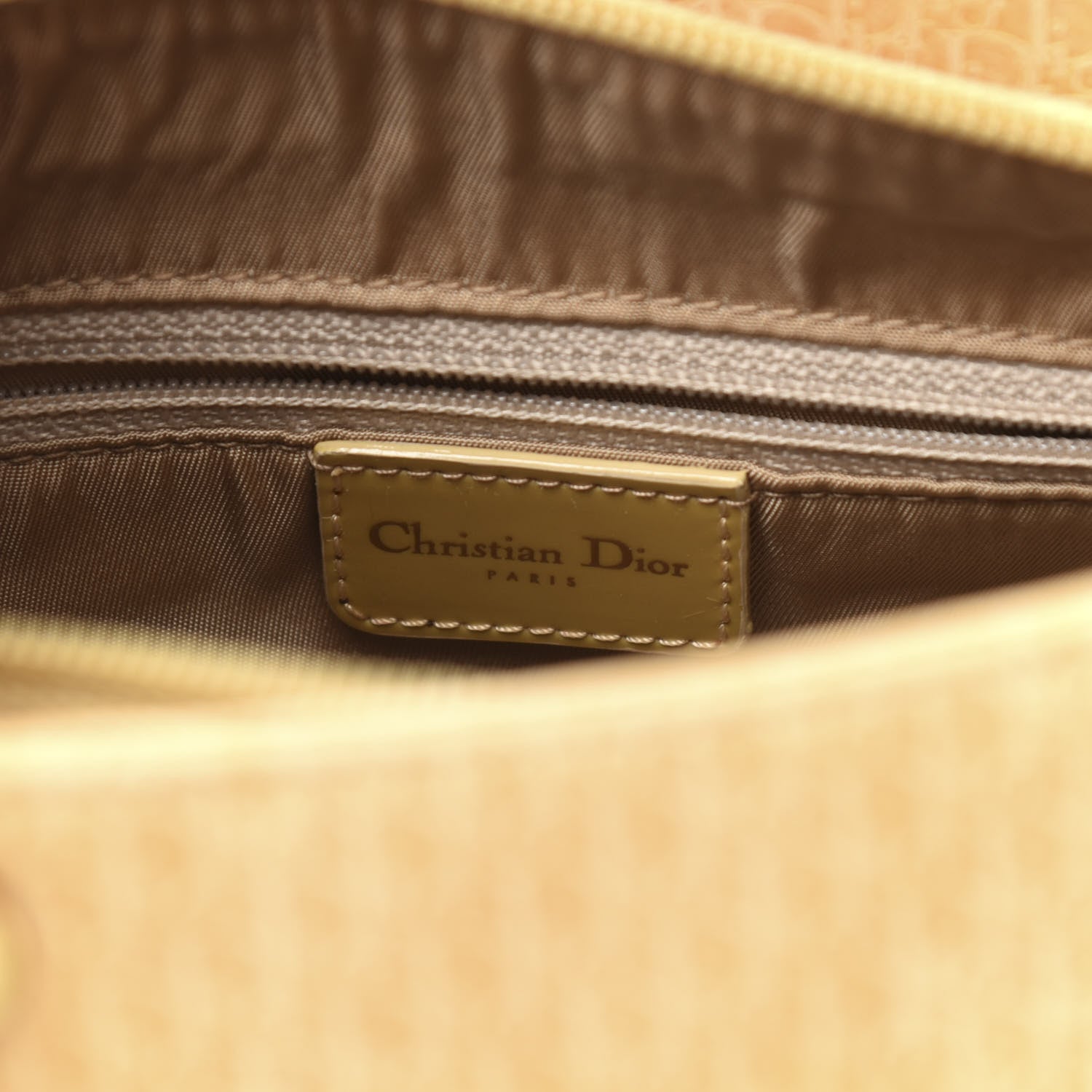 Christian Dior Nubuck Diorissimo Medium Lady Dior Gold 8 of 13