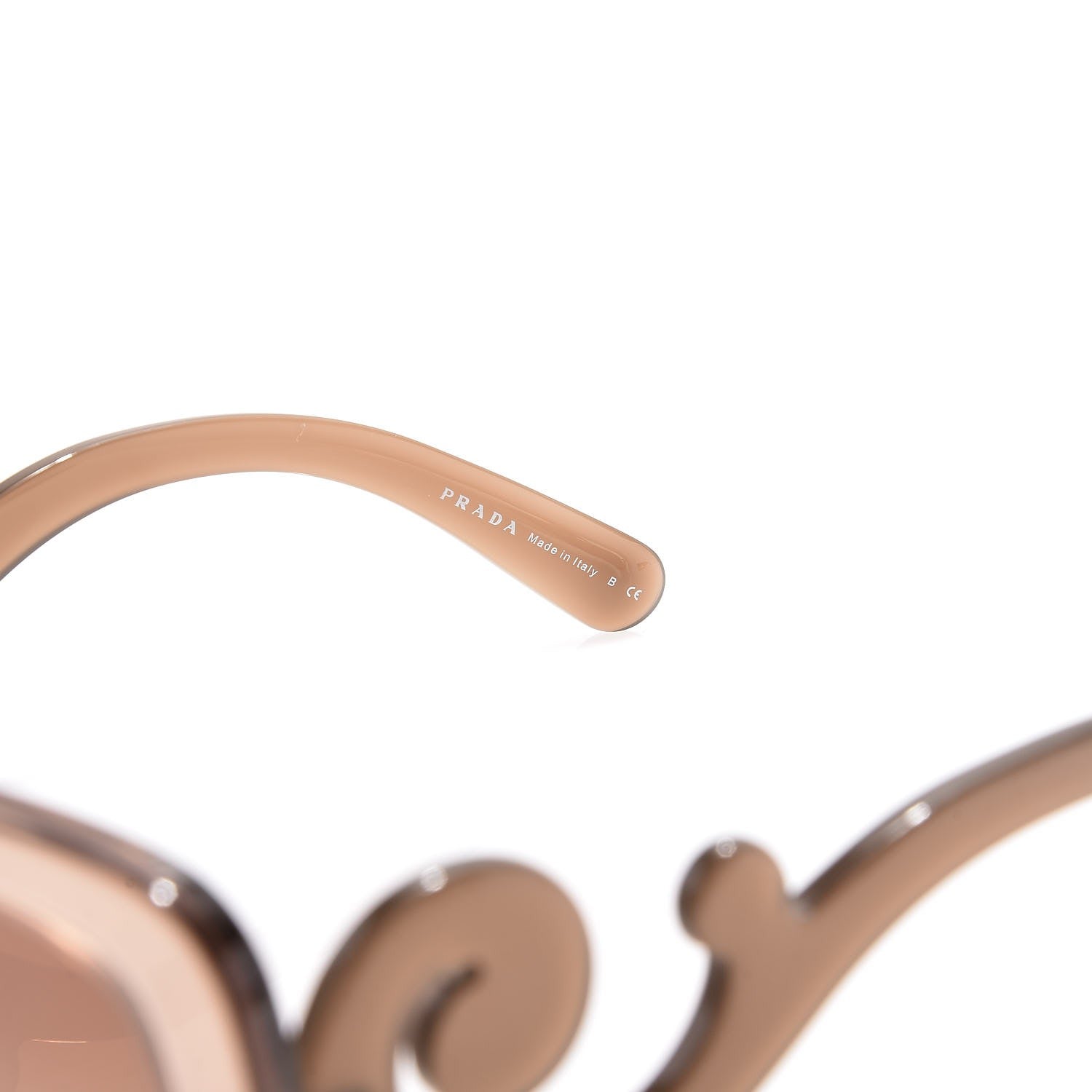 Prada Acetate Baroque Sunglasses SPR 27O Beige 5 of 6