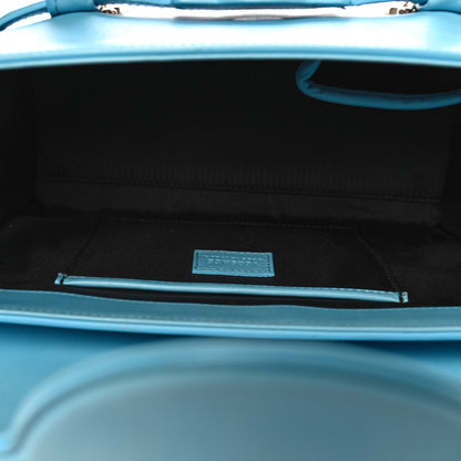 Versace Calfskin Small Day Bag Blue 5 of 22