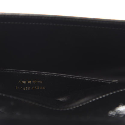 Saint Laurent Textured Patent Monogram Large Belle De Jour Clutch Black 10 of 11