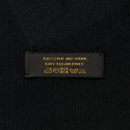 Louis Vuitton Silk Wool Monogram Shawl Black 4 of 7
