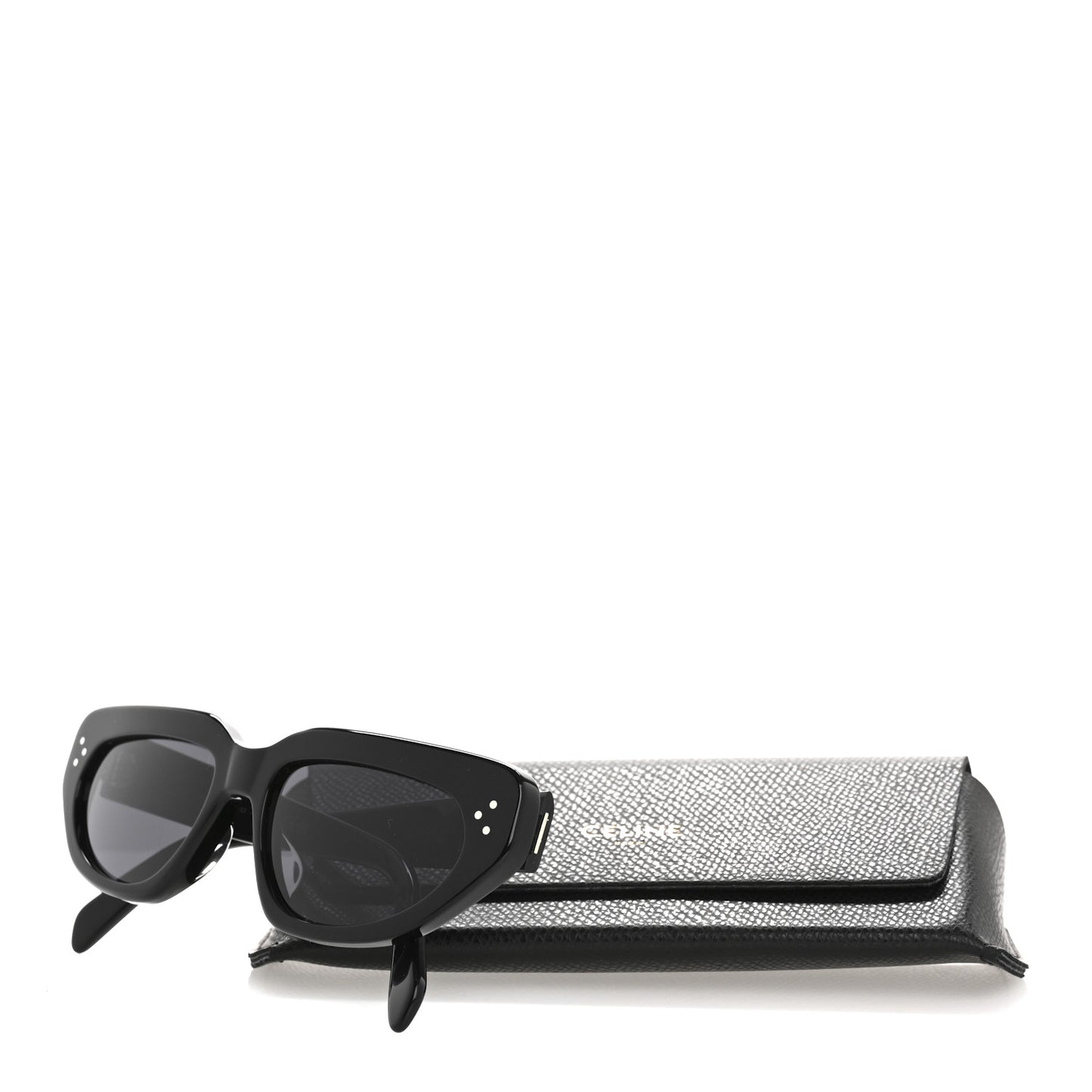 Acetate Cat Eye Sunglasses CL40273U Black