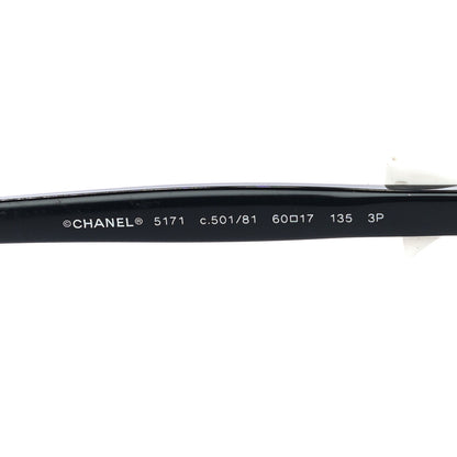 Chanel Acetate CC Bow Sunglasses 5171 Black White 6 of 7