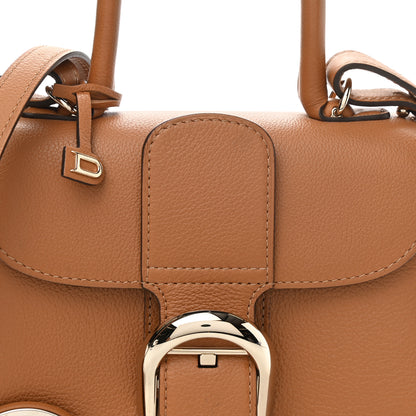 Delvaux Grained Calfskin Mini Brillant Satchel Natural 8 of 10