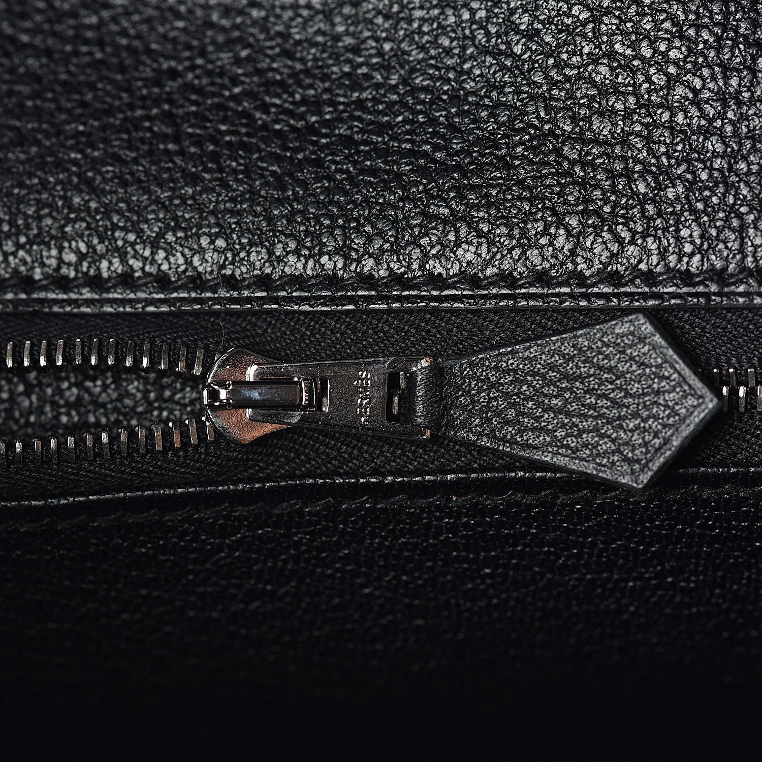 Hermes Clemence Novillo Shiny Niloticus Crocodile Birkin Touch 30 Black Bleu Marine 18 of 32