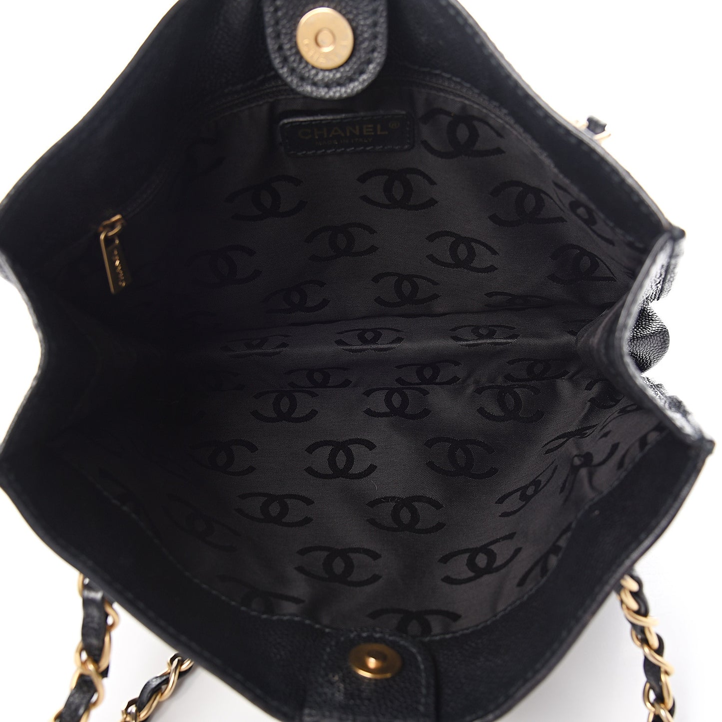Caviar Shoulder Bag Black
