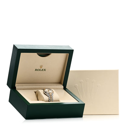 Rolex Stainless Steel 18K Yellow Gold 28mm Oyster Perpetual Datejust Watch Silver 279173 5 of 5