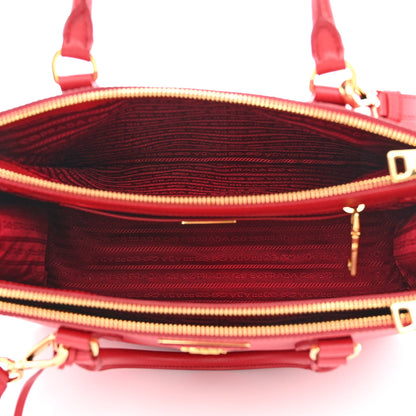 Prada Saffiano Medium Galleria Double Zip Tote Fuoco 6 of 14