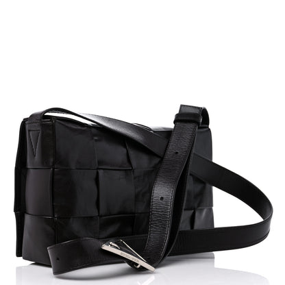 Bottega Veneta Paper Calfskin Maxi Intreccio Cassette Crossbody Bag Fondant 2 of 8